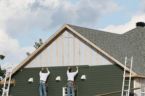 Professional Siding Contractor technician working in Mango, FL